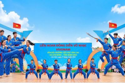 #vovinamninhbinh Võ nhạc Vionam, trường Tiểu học Văn Cao, xã Liên Minh, tỉnh Ninh Bình.